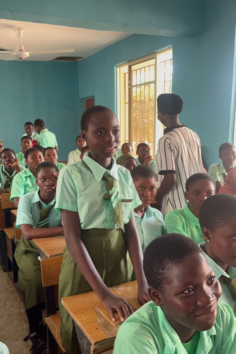 Girls at workshop session