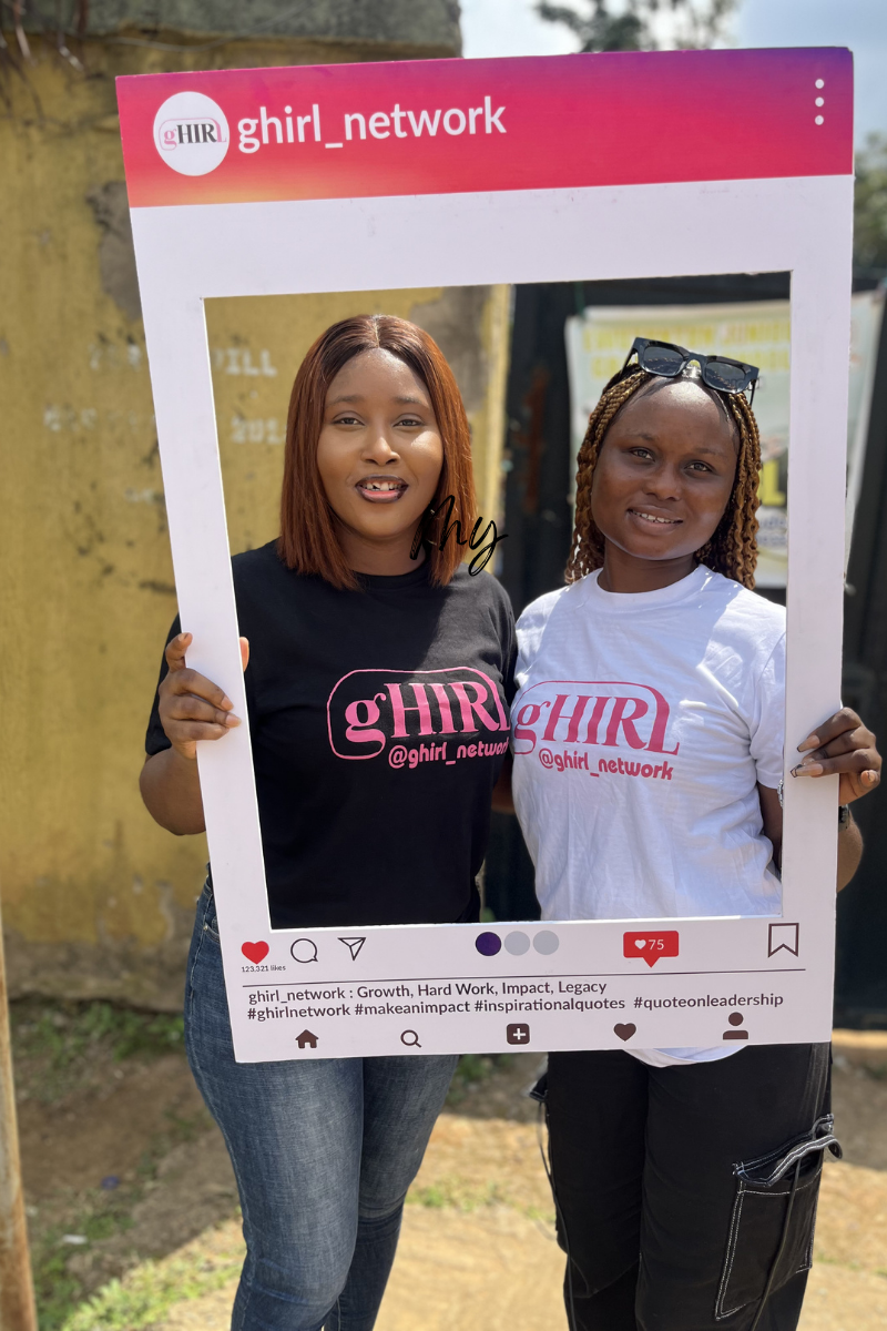 Mentor session with girls