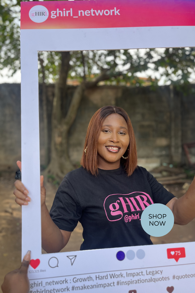 Girls presenting their vision boards